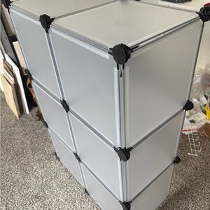 Modular Gray Storage Organizer